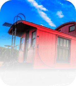 Red Train in Katy Texas